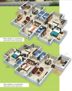 Devashri Royale_3BHK Layout1