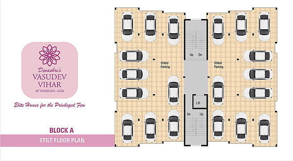 Block A - Stilt Floor Plan