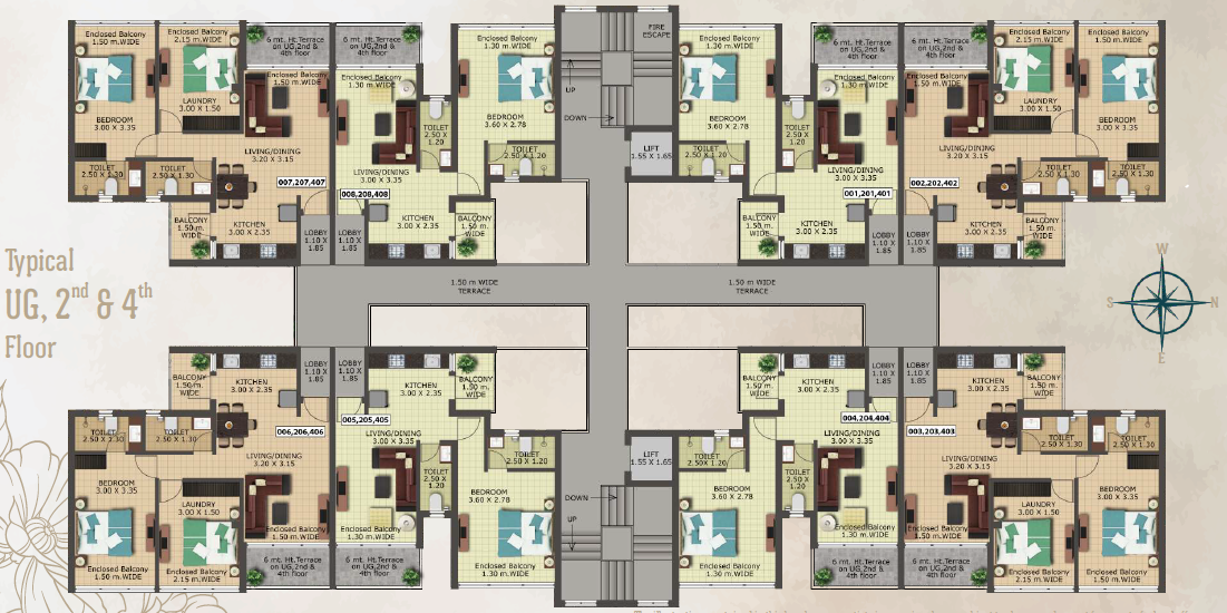Lower Ground Floor Plan and Basement Floor Plan